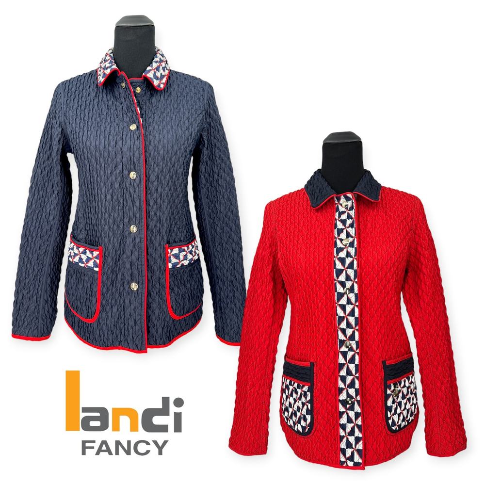 Landi Fancy | M | Reversible Trapuntino Quilted Crinkle Jacket Made in Italy